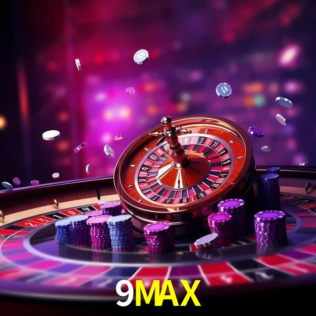 9MAX Casino - juegos, cajero y retiros Lobby 9MAX Casino con mesas, rodillos, cajero y acceso móvil seguro